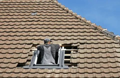 Pose de velux - Montaulin